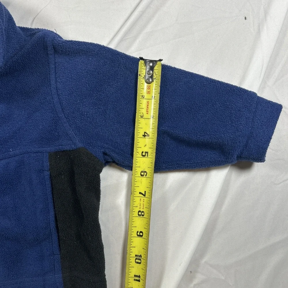 Columbia Fleece Full Zip Colorblock Jacket Blue Navy 2T Unisex Baby Toddler